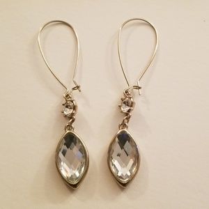 NWOT Crystal Drop Earrings